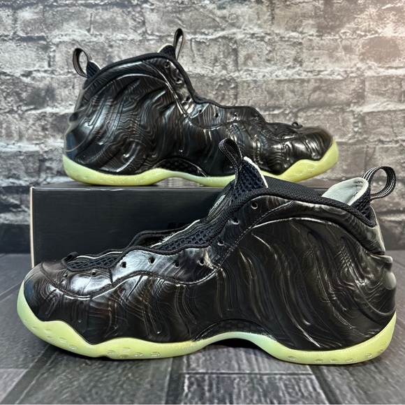 Nike Air Foamposite One All Star Size 11.5 Black Barely Green - Picture 2 of 16